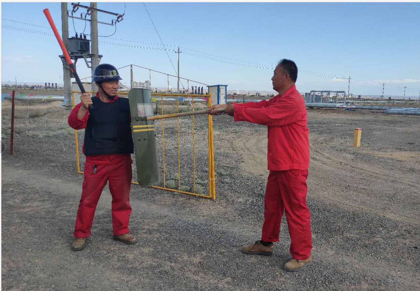 安全重于泰山---安全維穩(wěn)演習(xí)報(bào)道